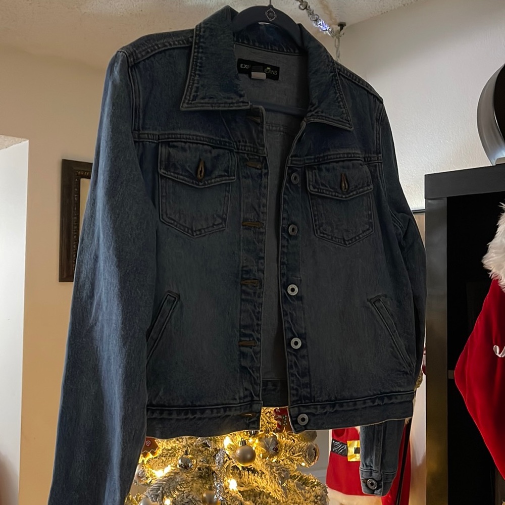 Denim jacket by express - L